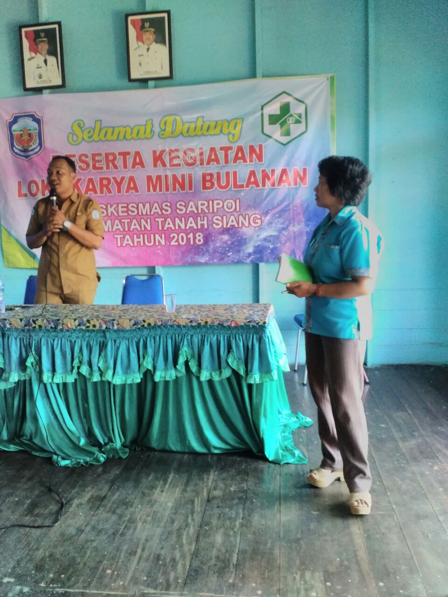 GSC_Murungraya's tweet photo. Lokakarya Mini di Puskesmas Saripoi Kec.  Tanah Siang,  penyampaian tentang penanganan Stunting https://t.co/QWSKpMeC60