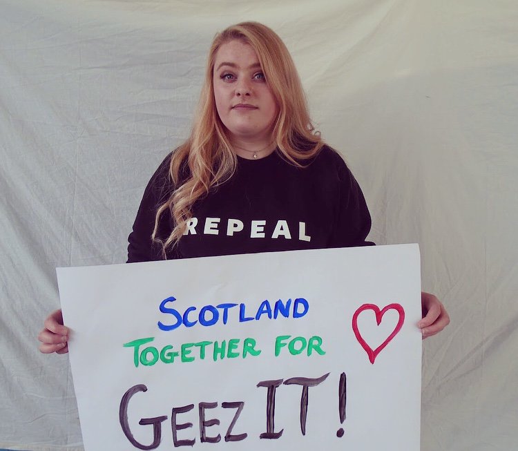 ScotIrishARC's tweet photo. “I am campaigning to repeal the eight amendment for all the brave unnamed women and pregnant people who have suffered in shame and silence, and for those who have shared their personal stories for the world to hear.” - Jen’s #MyReason2Repeal
#Together4Yes #Scots4Choice https://t.co/ULAoojR8Wm