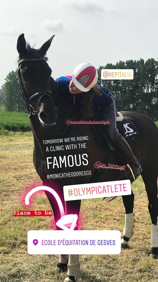 katewiggins98's tweet photo. Today proud to be representing the #lewb and #adeps @ADEPS_OFFICIEL at dressage clinic with #monicatheodorescu #ecoledequitationdegesves https://t.co/qyjAgEhOpJ