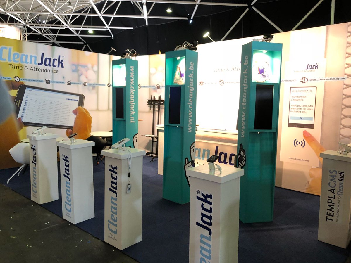CleanJack's tweet photo. Goedemorgen @intercleanshow! De #CleanJack stand is er klaar voor. Kom deze week naar de #interclean in de RAI in Amsterdam. We zijn te vinden op stand 8.412 naast het Innovation Lab. https://t.co/veDHMgTrLb