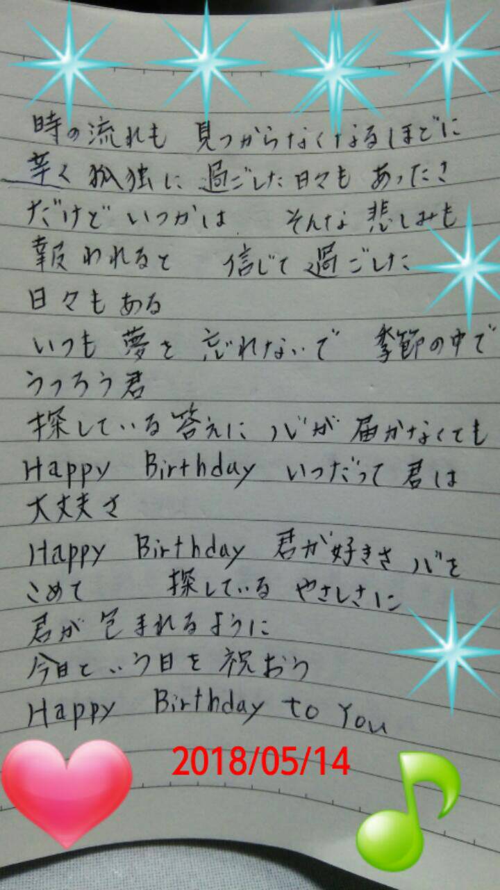 坊 Sur Twitter お母さんから昨日私の誕生日だったから手書きの尾崎豊の歌詞とうさぎの置物の写真送ってきてて最初なんの歌詞 が分からず聴いたら尾崎豊のきっと忘れないって曲の歌詞やった 初めて聴いたけど今の自分にあってて泣けた 坊 Sur Twitter お母さんから昨日私の誕生日だったから手書きの尾崎豊の歌詞とうさぎの置物の写真送ってきてて最初なんの歌詞 が分からず聴いたら尾崎豊のきっと忘れないって曲の歌詞やった 初めて聴いたけど今の自分にあってて泣けた