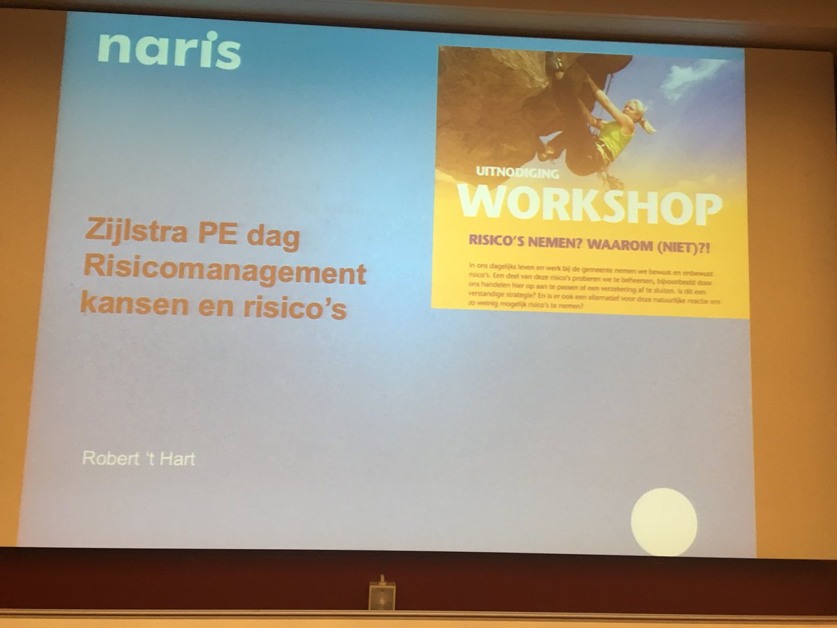 ZijlstraCenter's tweet photo. Achter de coulissen van publieke organisaties kijken met Pieter Veen en @hartrobert  #PE dag over #risicomanagement @VUamsterdam https://t.co/ePpDNfm3hF