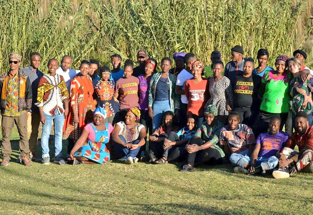SowetoByBike's tweet photo. This #TravelTuesday we want to make a shout-out  📣 to our AMAZING team who every day bring out the best hospitality hosting travellers from around the world! 🌍🙏🏽 https://t.co/CXAALp7A3L
