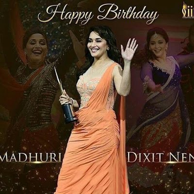 Happy Birthday Madhuri Dixit 51st Birthday 15 May 2018  