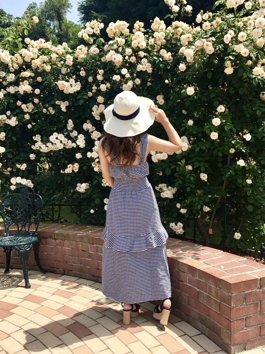 Caprice Nine 注目商品 ギンガムチェックフリルワンピース 6 750 着丈110 バスト約34 ウエスト ゴム モデル身長153 ギンガムチェック ワンピース 夏コーデ お洒落さんとつながりたい お花畑 リゾートワンピース 高松 今日のコーデ L4l