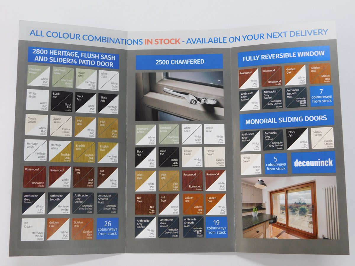 Deceuninck_Rob's tweet photo. Become #ColourEnabled with Deceuninck. Stock colours, available on your next delivery. https://t.co/IU3kiKEwan
