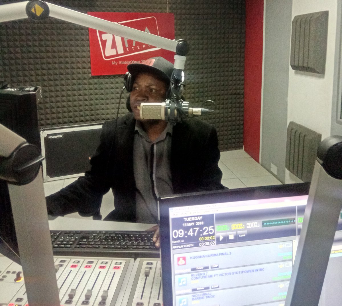 ZiFMStereo's tweet photo. #Xhale

@Amardzw will be broadcasting from Macheke at Monte Cassino for the girls in ICT.
Now on air is #KugonaKurima with Mike Kok
Tune in
@herbydangerous
#Zivolution #Xhale https://t.co/wNjkmNQKb8