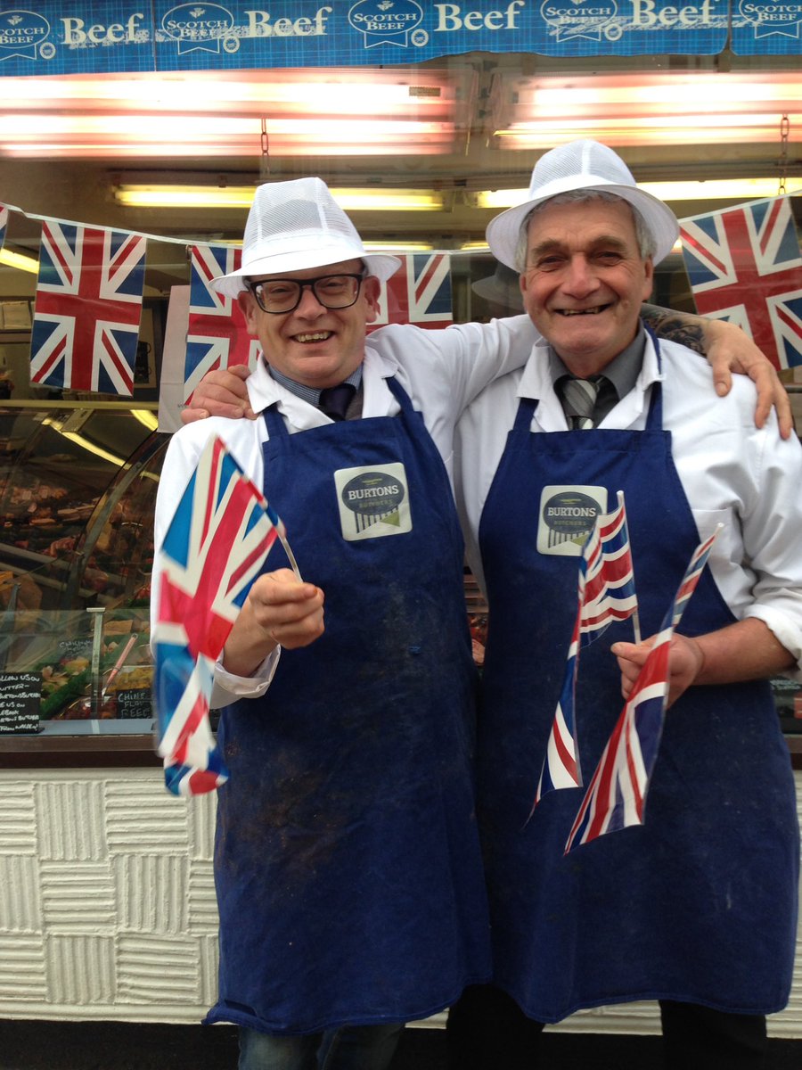 Getting ready for a special weekend at Burtons Butchers