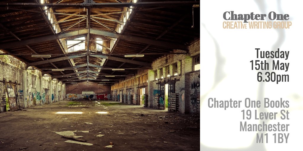 ChapterOneCWG's tweet photo. It's #WritingPromptTuesday! (I'm determined to make it a thing).
If you're in #Manchester and you like writing pretty much anything, come down to Chapter One Books in the Northern Quarter. Always new people so come join us!
#amwriting #creativewriting #writingprompt https://t.co/C5cL3GGLzU