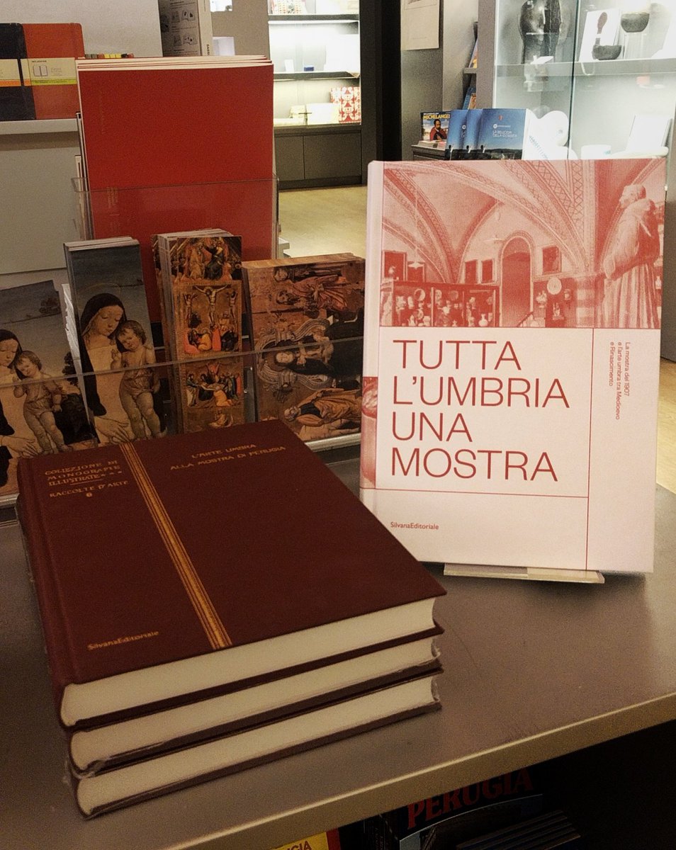#tuttalumbriaunamostra la mostra del 1907 e l'arte umbra tra Medioevo e Rinascimento raccontata in due cataloghi che da oggi potete trovare al #bookshop della <a href="/GalleriaNazUmbr/">GallNazionaleUmbria</a> <a href="/SistemaMuseo/">Sistema Museo</a> <a href="/SEditoriale/">SilvanaEditoriale</a>
