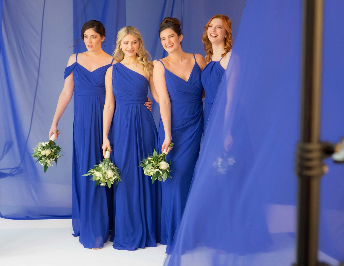 Wed2b On Twitter Your Bridesmaids Are Going To Love Our Figure Wed2b On Twitter Your Bridesmaids Are Going To Love Our Figure Flattering Infinite Dresses Shown Here In Royal Blue All Of