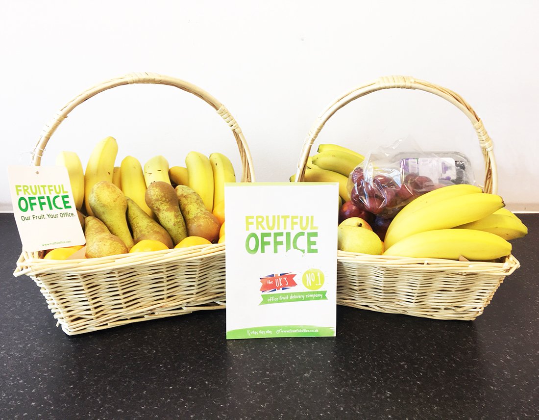 Huge thank you to @fruitfuloffice for our fruit baskets this morning. We are very impressed! #HealthyEating #healthyoffice