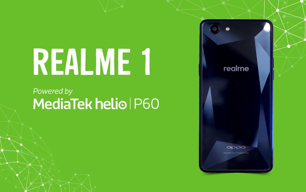 MediaTekIndia's tweet photo. #GENIUSDEVICE: With the MediaTek Helio P60 powered #AI inside, #realme1 will power dreamy #selfies, smooth performance and long lasting #battery. A diamond Black finish just adds to the appeal! Know more: https://t.co/9SDkgFdDY0 #MediaTekHelioP60 @realmemobiles https://t.co/0jQ9XI5Q72