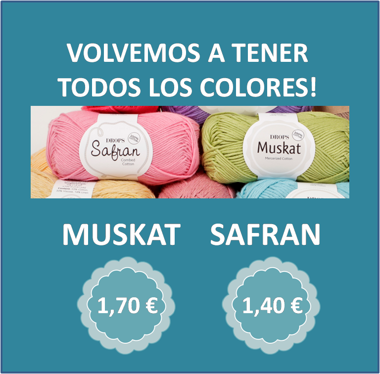 BordaCrochet's tweet photo. Volvemos a tener todos los colores de vuestros algodones favoritos y siguen estando a un precio de locura! 😍
#lana #oferta #algodon #dropsmuskat #dropssafran #amigurumis #amigurumi #dropsfan #crochet #ganchillo #ganxet https://t.co/NTBfKvSruv