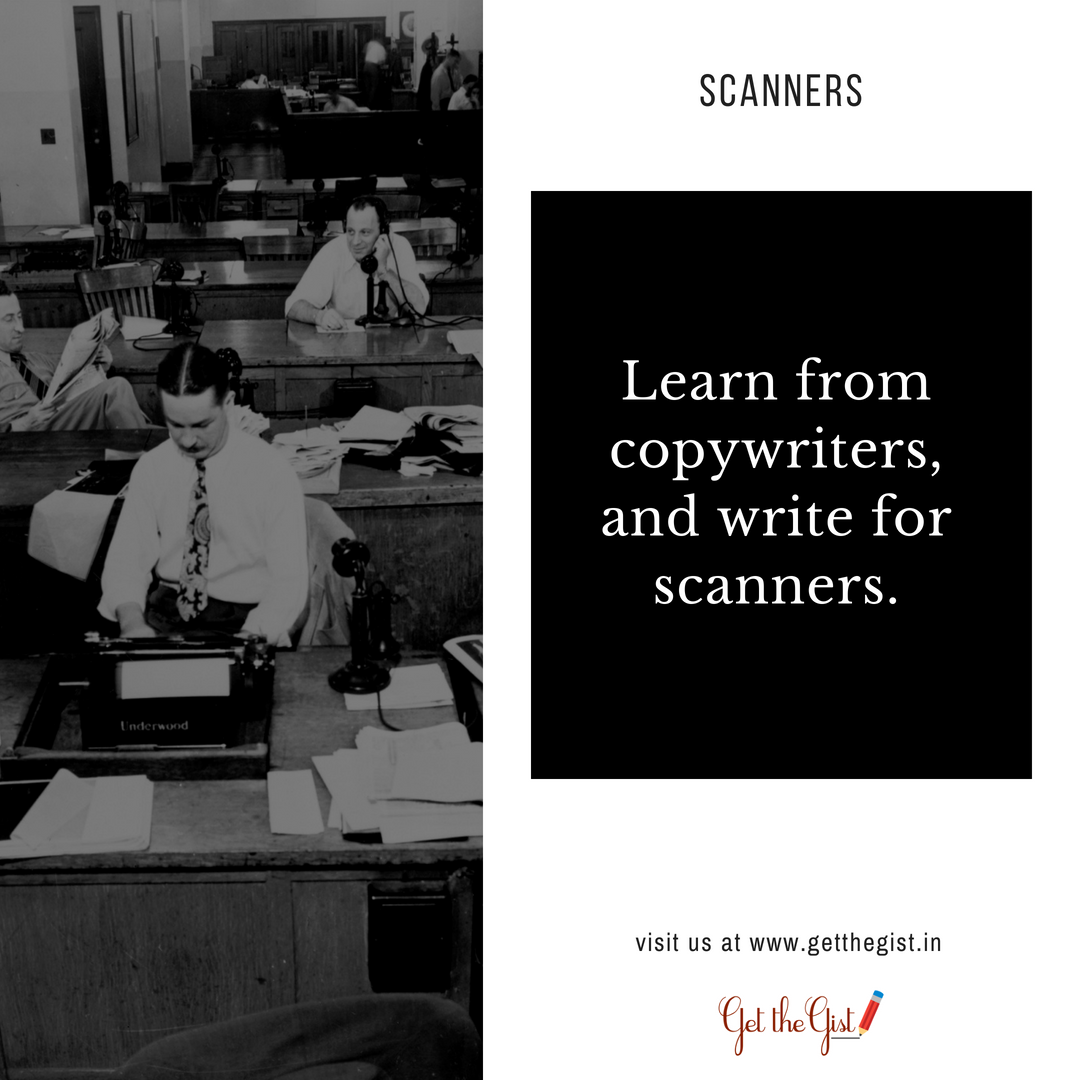 _getthegist_'s tweet photo. Learn and get inspired from the copywriters and write for the readers who scan.
#Tuesdaytips https://t.co/wKhzzokKQL