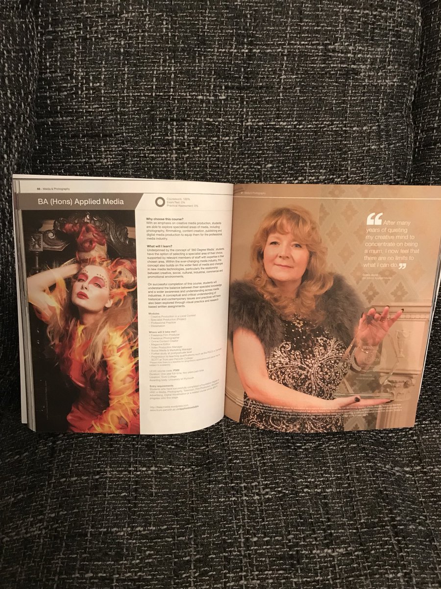 debrajayneart's tweet photo. As seen in next year’s university prospectus... #truro #cornwall #plymouthuni #art #photography #filmmaking #shortfilm #indiefilmmaker #SevenDeadlySins #awardwinner https://t.co/dyMC5eeKKs