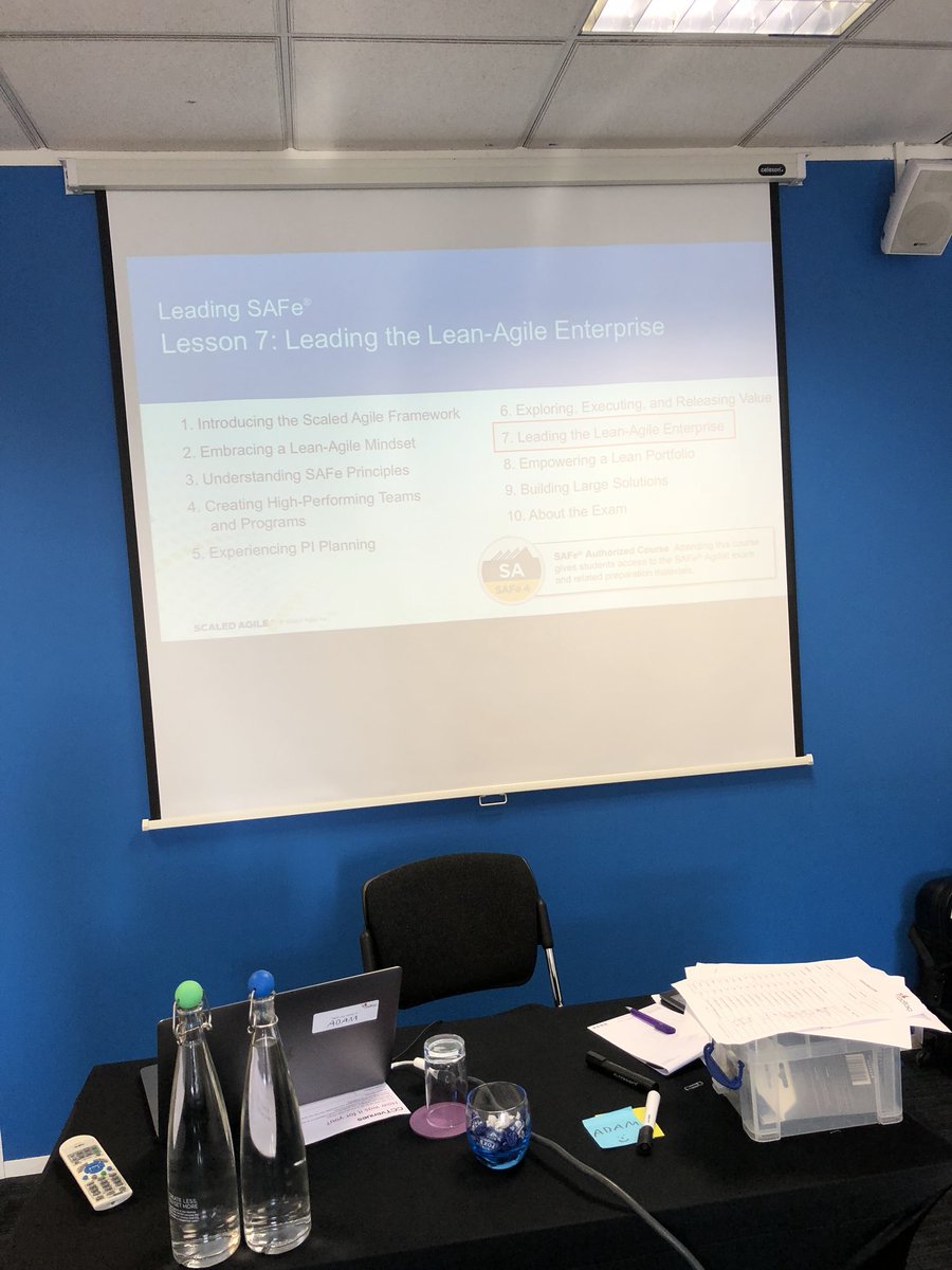 Adam_DXB10's tweet photo. Day 2 of co-training #LeadingSAFe enjoying the discussions #SAFe #Radtac #London #agile #lean https://t.co/TkkVfjLKDh