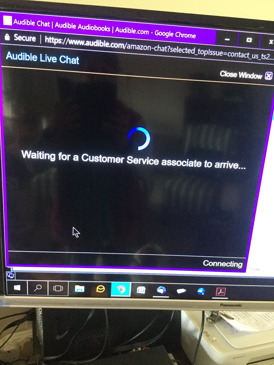 fimacleod's tweet photo. Dealing with @audible_com is a nightmare! Happy to take your money, service is terrible https://t.co/WasjqdCuCm
