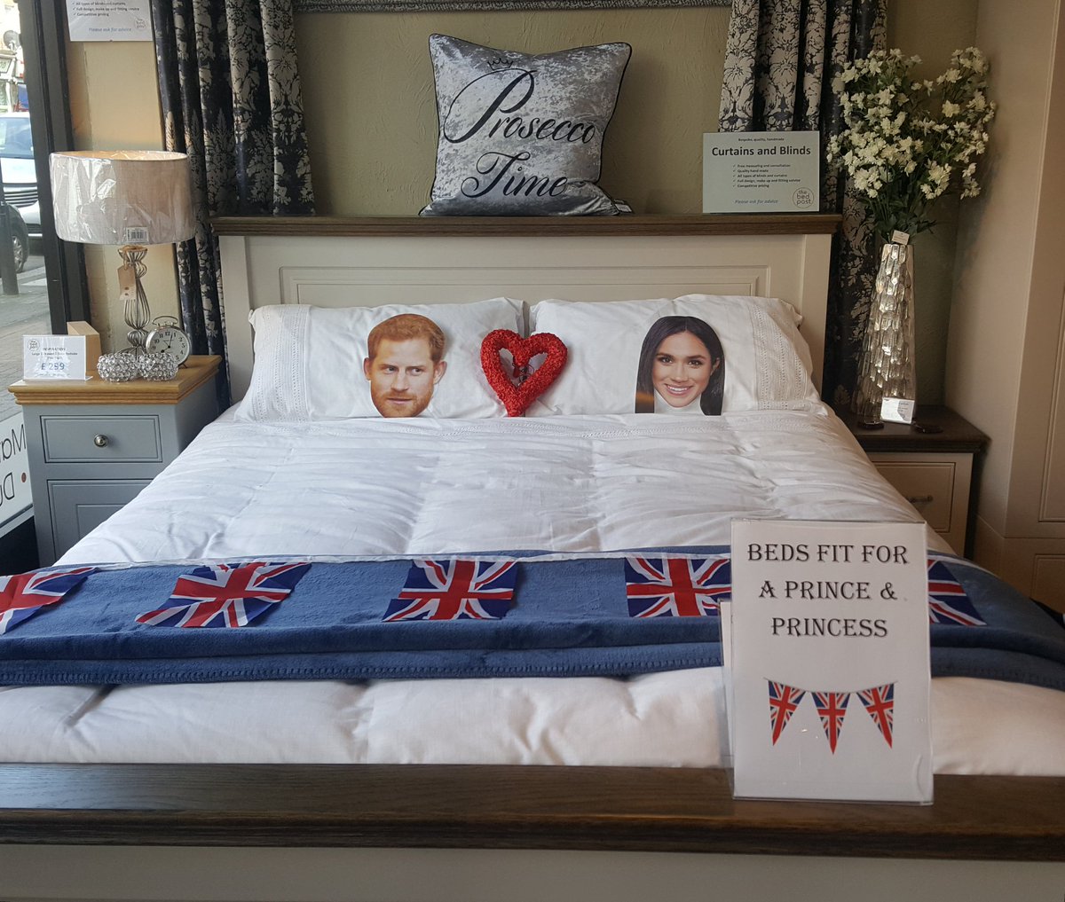 bedpostsurbiton's tweet photo. Need to put that honeymoon spring back in to your bed ?

We have over 30 mattresses to have you sleeping like newlyweds.

#royalwedding https://t.co/Pqpnyc6xfy