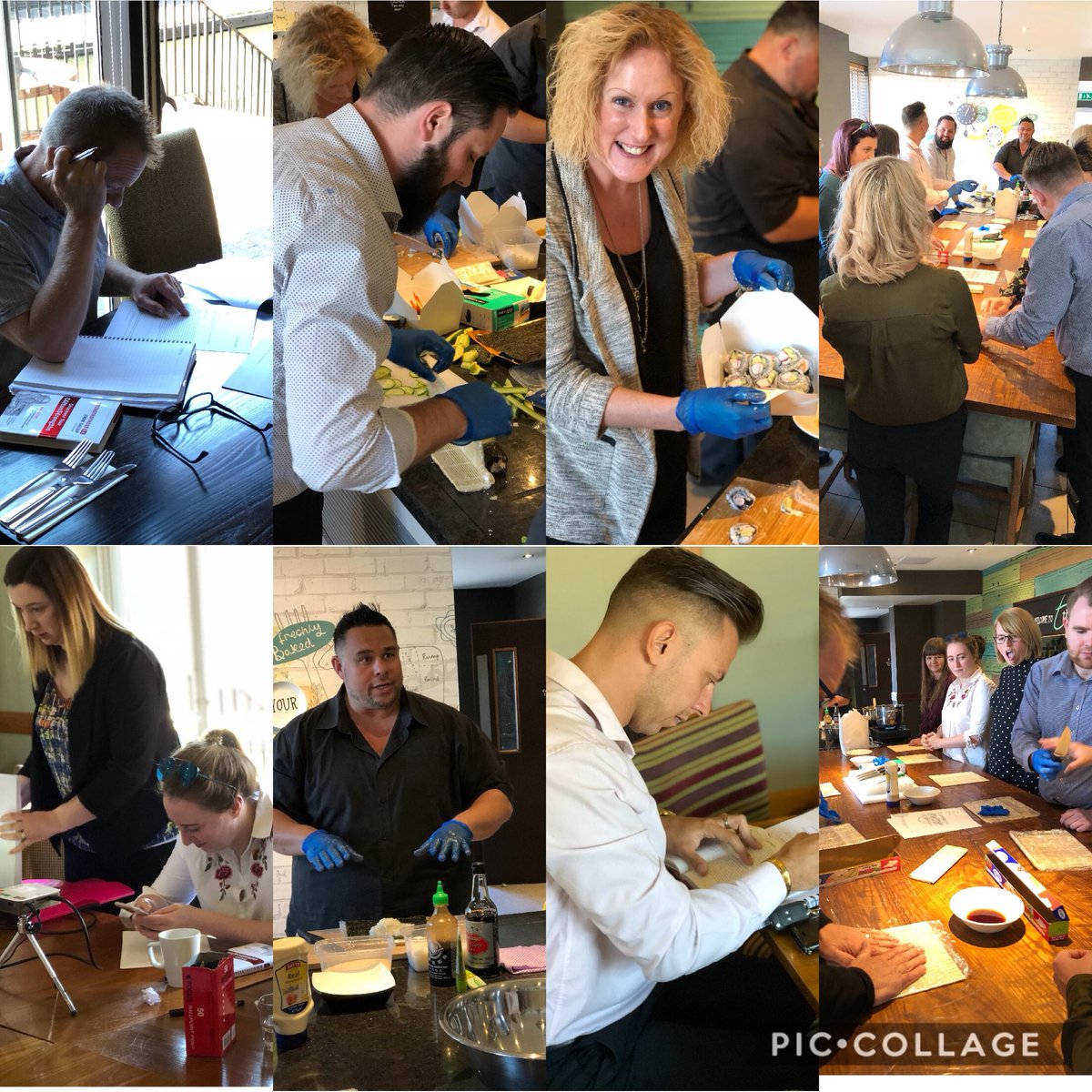 AOM meeting hosted at @CanalSidePI yesterday. Another leadership session focusing on our top 5 strengths as by Gallup’s Strengths Finder. Followed by a team build sushi making session with @Kwoklyn_Wan #managethespecifics #changeisevitable #justrollwithit #positivemindset <a href="/SDEBDD/">simon ewins</a>
