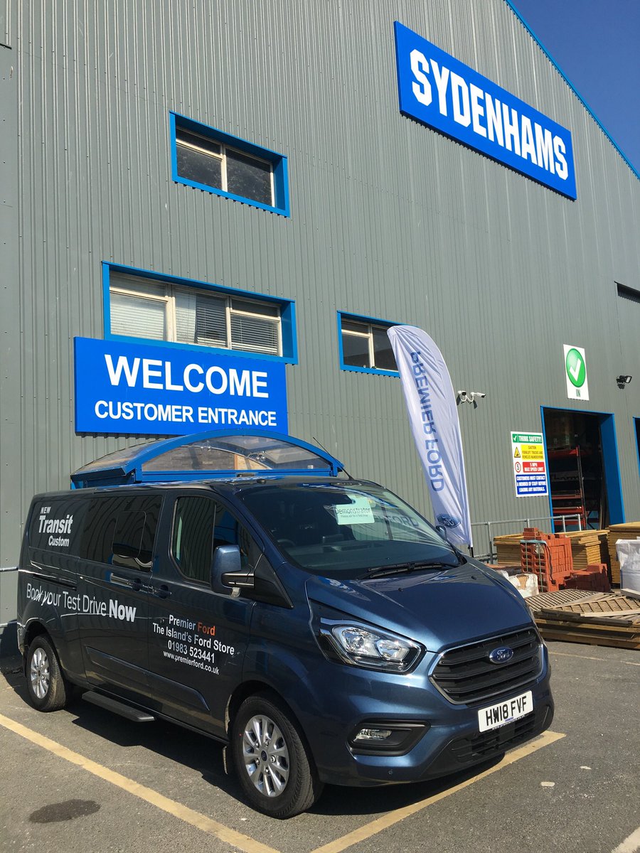 PremierMotorsIW's tweet photo. Our New Transit Custom is out about today, enjoying the May sunshine at @TweetSydenhams in Newport!
If you’d like to know more or book a test drive then contact us today! #NewTransitCustom #NewVan #MotorHappy https://t.co/ssV1z5Xz1Z