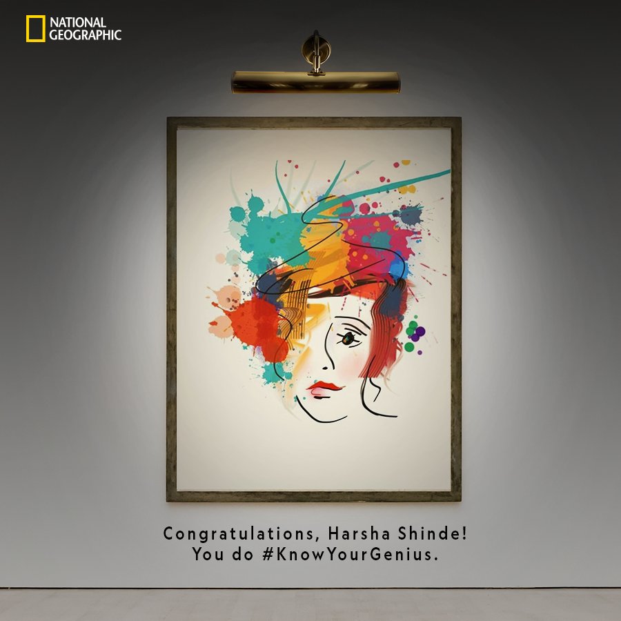 NatGeoIndia's tweet photo. Congratulations, Harsha! #KnowYourGenius https://t.co/8l0HPkBoBf