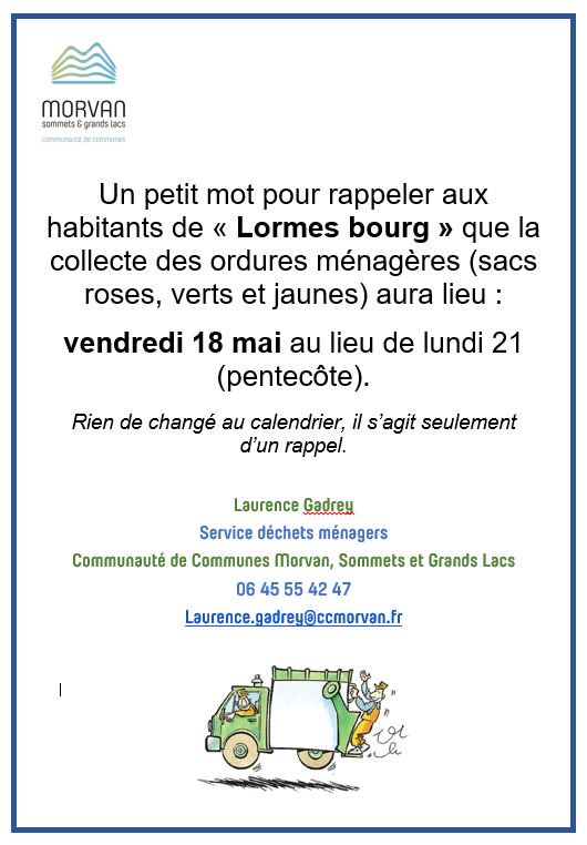Petit rappel :) <a href="/fabienbazin/">fabien bazin</a> <a href="/lormes_active/">La commune de Lormes s'active</a>