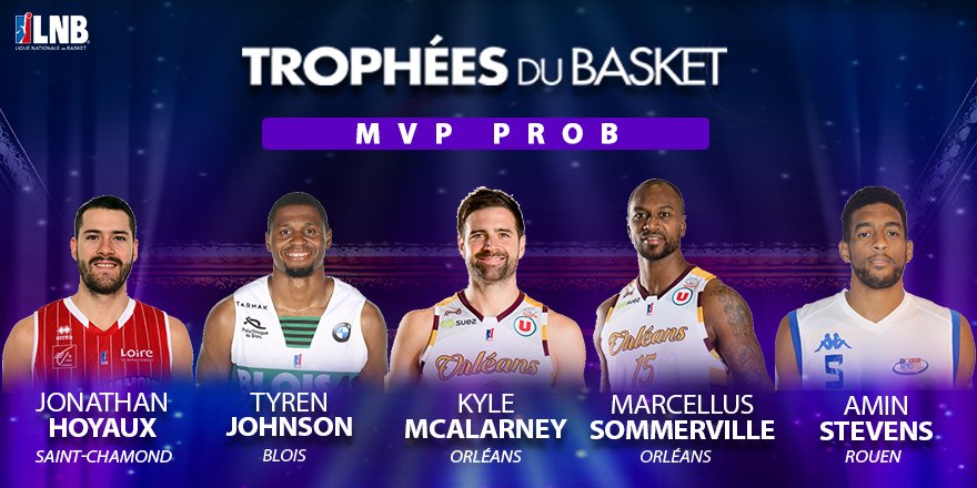 JonathanHoyaux's tweet photo. Très heureux de faire partie de cette liste ! 🏀🔝💯
Résultat demain lors de la Soirée des Trophées du Basket à Paris. 
#ProB #LNB #SCBVG https://t.co/V2cmfbYYb3