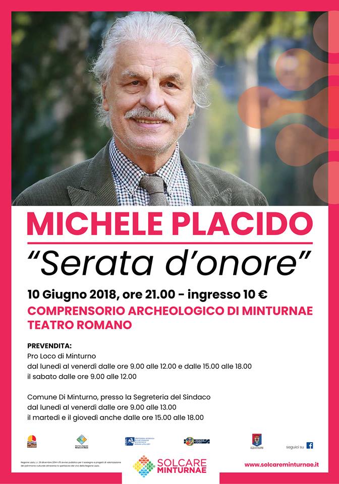 MinturnoScauri's tweet photo. 10 giugno 2018 ore 21 presso il #Teatro Romano di #Minturnae Michele Placido presenta lo spettacolo Serata d'Onore
https://t.co/75A31aYkMb https://t.co/5fKIIX0JJB https://t.co/qt6RmbPtE5
