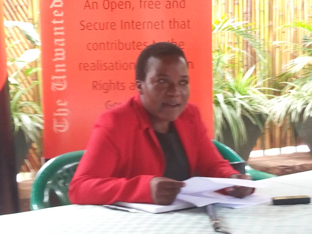 UnwantedWitness's tweet photo. “We call upon constitutional bodies @UHRC_UGANDA @Parliament_Ug to investigate all allegations of #HumanRights violations & demand for legal reforms of such Units within @PoliceUg so as to meet with National & International #HumanRights standards” @dcmukasa CEO #SecurityVsPrivacy https://t.co/zCud7wki7G