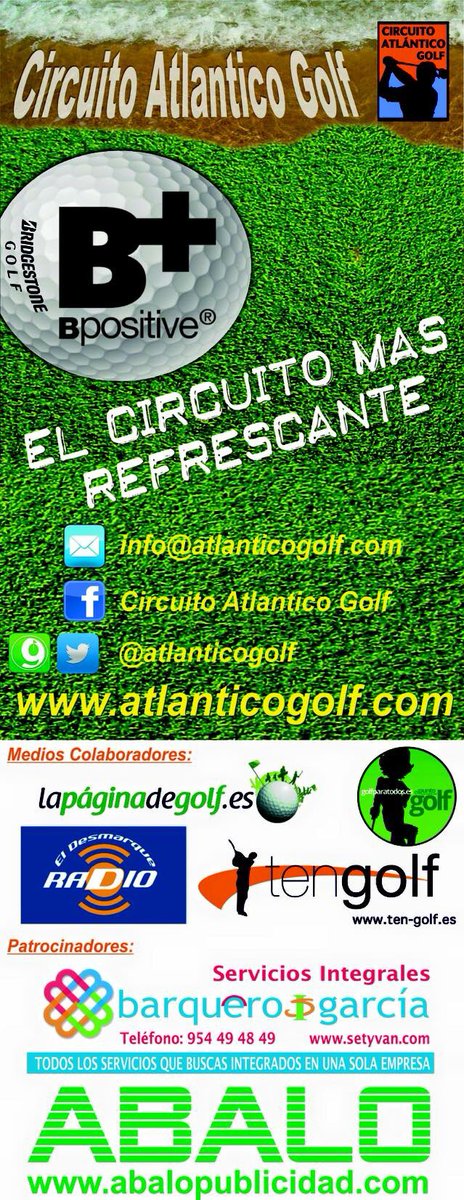 jlmarquezgolf's tweet photo. Vuelve el #golf más refrescante. #huelva @lamonacillagolf 20/05. @Atlanticogolf @santaotilia @Mdevillalua @Vinafiel @tapadelfrasco @islacanela @nunsys @Godsavemyswing1 @concepcion_Hnos @Tengolf @DesmarqueRadio https://t.co/3uFxtINFXf
