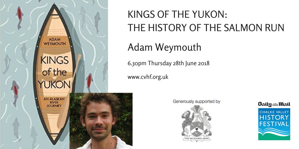 ChalkeFestival's tweet photo. Happy #PublicationDay to @adamweymouth! He'll be at #CVHF to trace the interconnectedness of the fish and local people along the Yukon river to offer a powerful glimpse into the erosion of indigenous culture &amp; our relationship with the natural world: https://t.co/C5moV0YqUd https://t.co/EvkCloFgiB