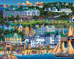 kenwasco's tweet photo. Where in the World is Wasco - continuing my annual up north tour at Mackinaw Island at the Island House - TOUCHPOINTS for six island favorite venues in two sessions! @GFSDelivers https://t.co/Ii2dD5glsf
