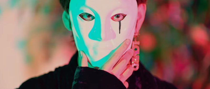 The mask that was covering Taehyung.But by wearing a mask, he hid himself.The mask was used to conceal his true self.What does this mean?