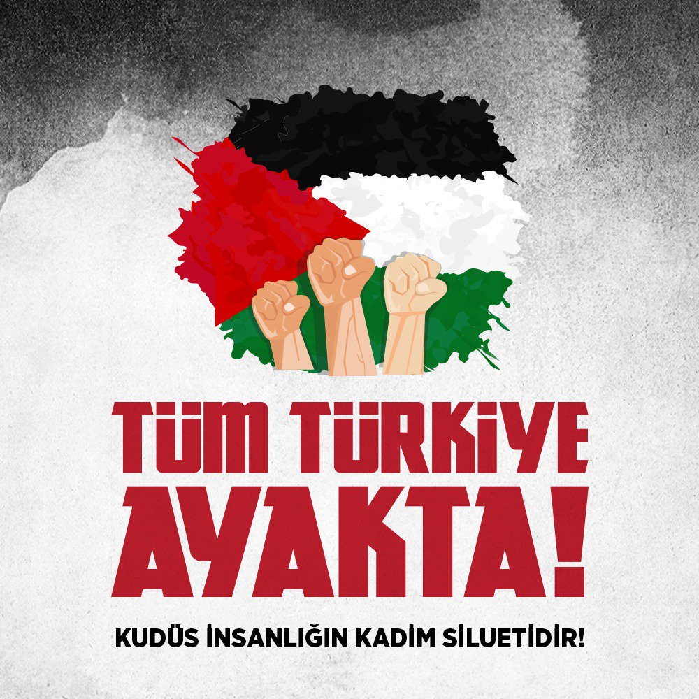 Mazlumların umudu AK Parti’nin 81 İl başkanı, İsrail’in Zulmüne Dur demek İçin saat 14.00'te ortak basın açıklaması yapacak. #KudüsİçinAyaktayız
