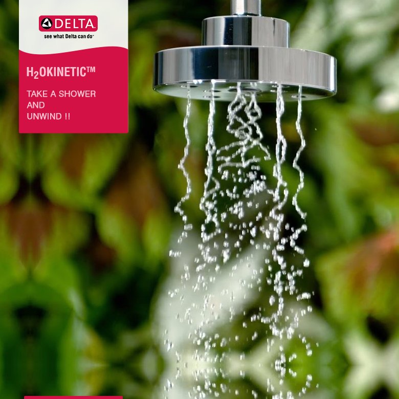 deltafaucetind's tweet photo. Come home to a #shower experience like none other. #Delta H2Okinetic showers give you 3X the coverage of a standard showerhead. Find out more: https://t.co/KlET3B1Iuj https://t.co/344FttsQRc