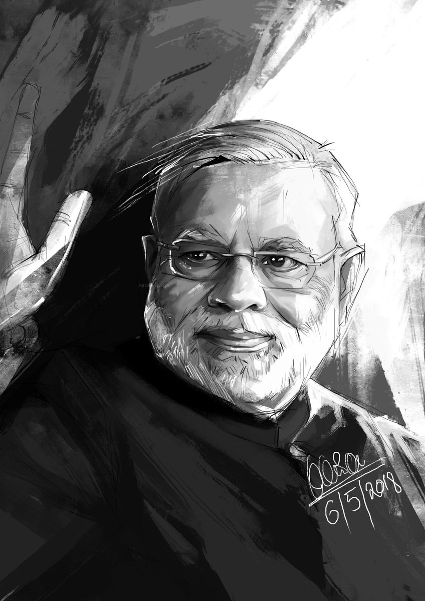 karanacharya7's tweet photo. Dear sir @narendramodi , thank u for observing and appreciating my work. This is a small token of thanks to u. 
Hope u like it. 😍💗 https://t.co/Bl5S8fmWaK