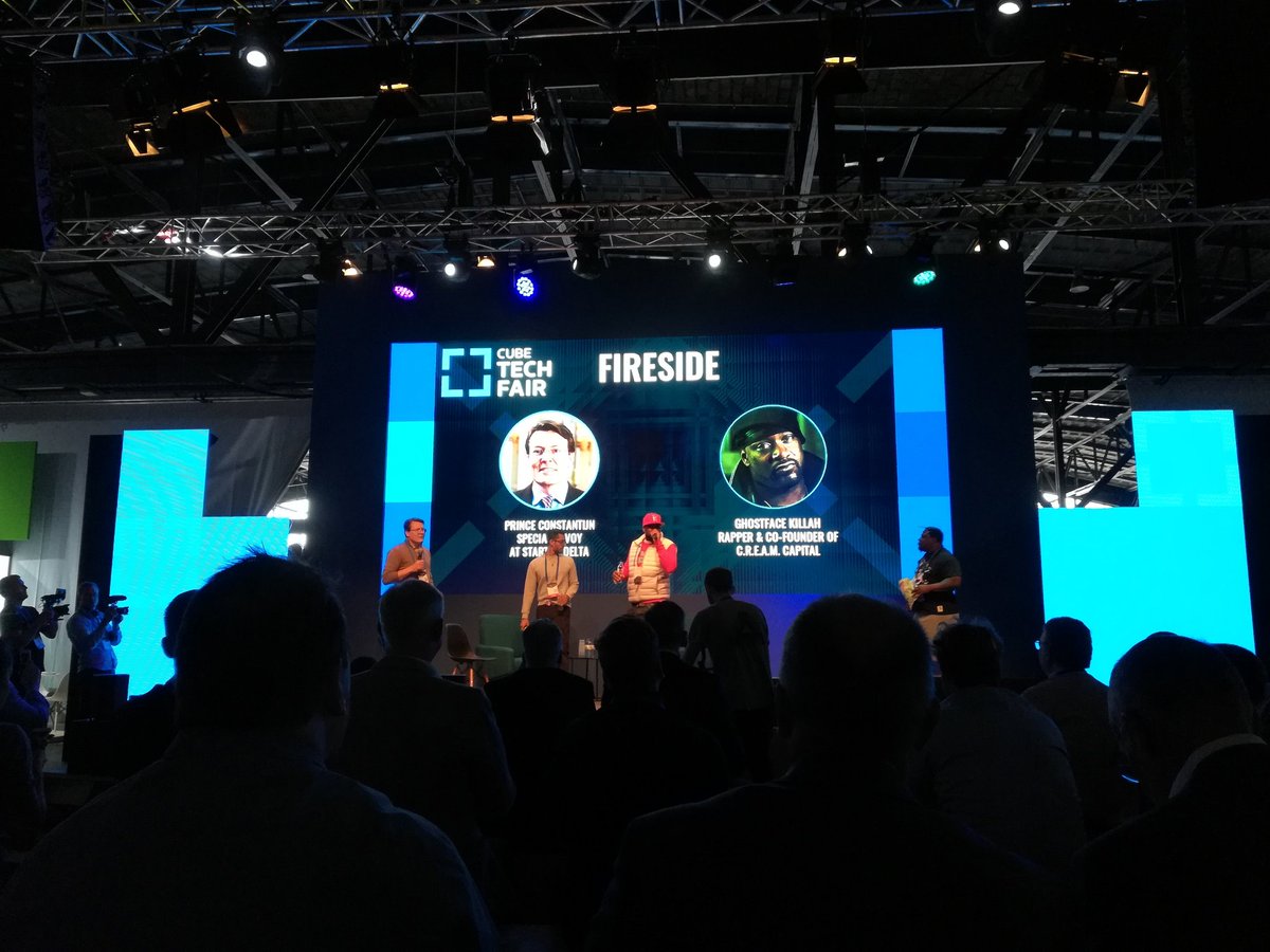 waxmuth's tweet image. everyone goes into crypto. #cubetechfair