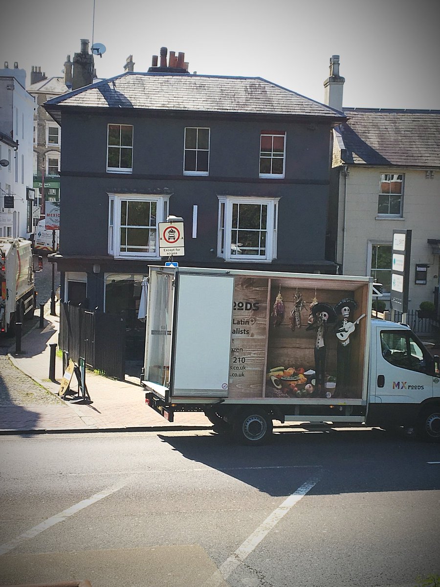 First delivery to The Mexican Kitchen #tunbridgewells #newMexican #OpeningThisWeekend #Mexican #Tacos #Beer #Burritos