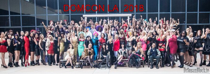 1 pic. Wow❣️15th Annual @DomConLA: A Jewel in the Crown of #Kink 👑A pleasure to deliver #TheBonoboWay: