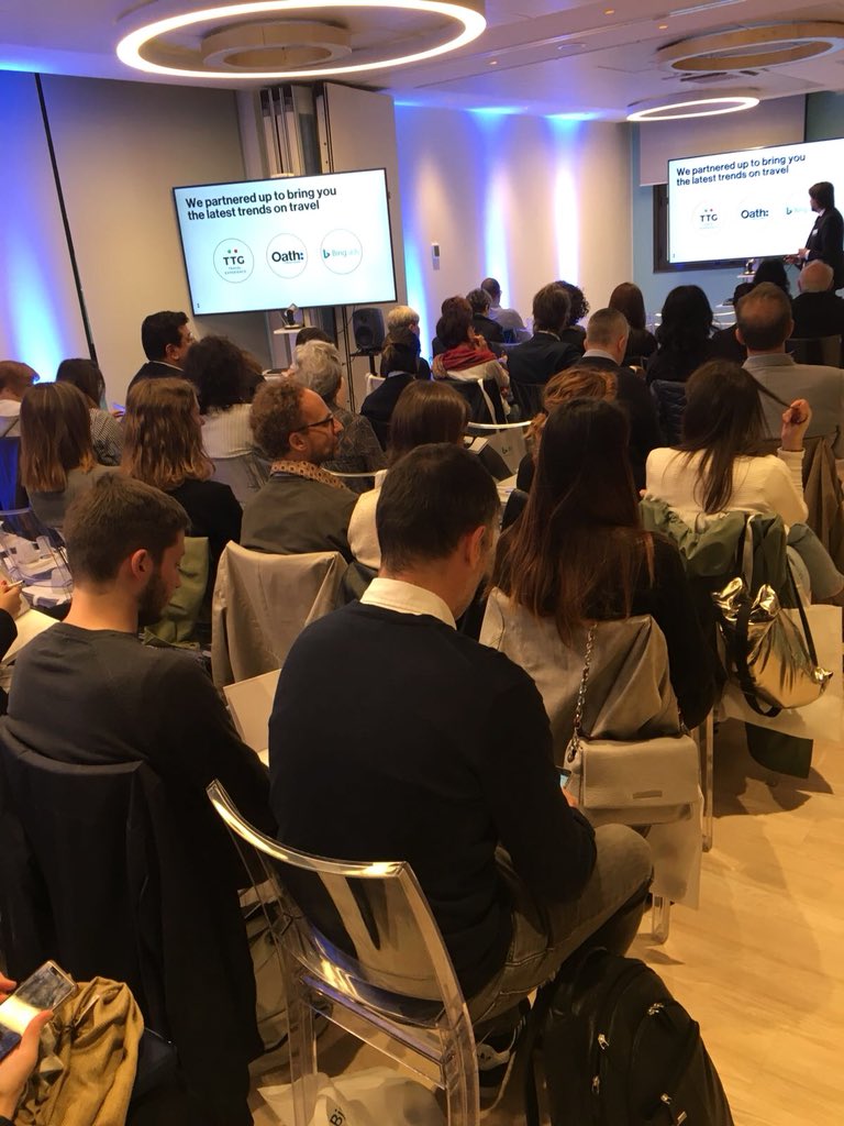comassar's tweet photo. Today in our offices @oath @Microsoft @bing and #TTG are guesting partners for sharing insights, trends and new opportunities related to the #Travel Industry! @VeroLudoOllyO @twitcricri https://t.co/RDtn7Fo2l8