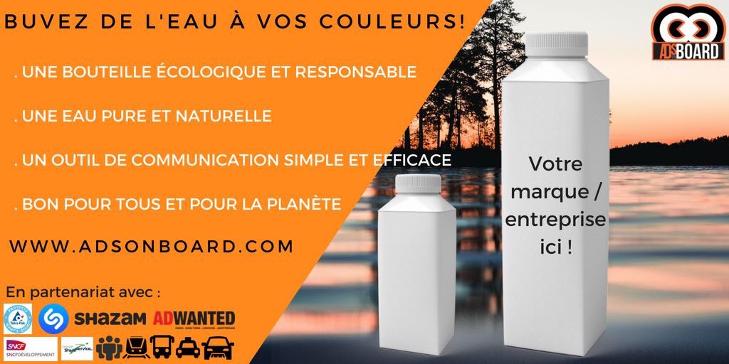 Ads On Board On Twitter Passez à La Bouteille Deau