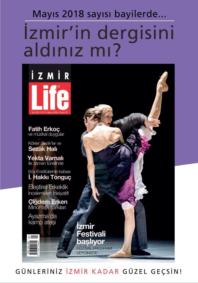 İzmir Life Dergisi mayıs sayısı bayilerde!
