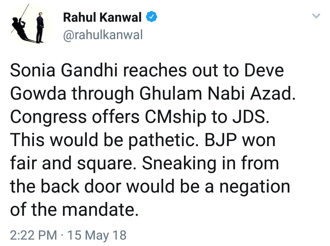 chirag's tweet photo. Hypocrisy has many faces. One of them is @rahulkanwal https://t.co/oo3zet9D18