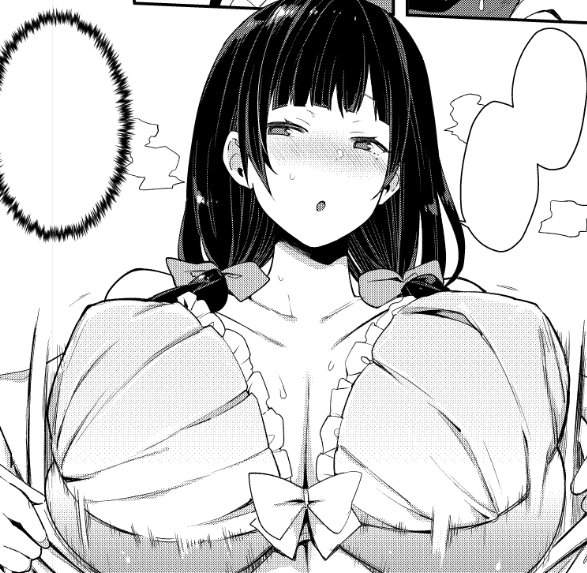 エロ漫画特有のブラが何ら意味を為していない乳揺れ 
