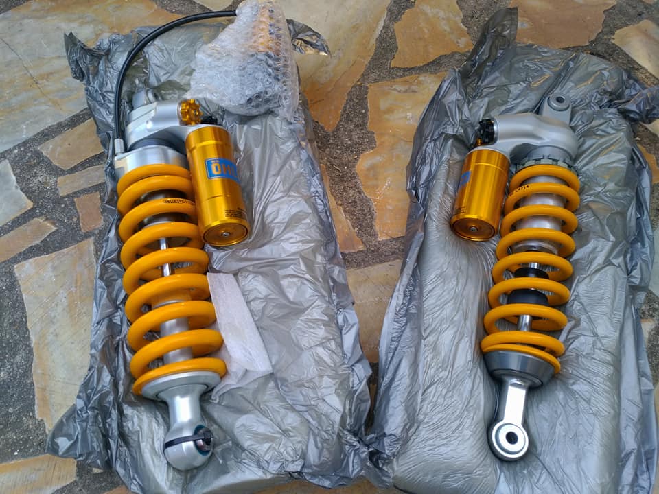 Adventuradeux's tweet photo. Amortisseurs Ohlins Racing reçu !!!
Y a plus qu à les monter :) https://t.co/7rDjh8lPuQ