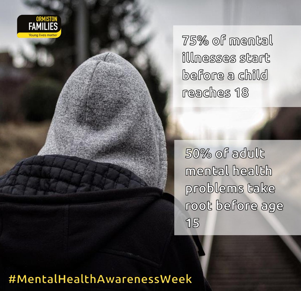 Mental health problems can arise from a young age and many children don’t receive help at an early age. Find out more: Point-1.org.uk #MentalHealthAwarenessWeek #CharityTuesday
