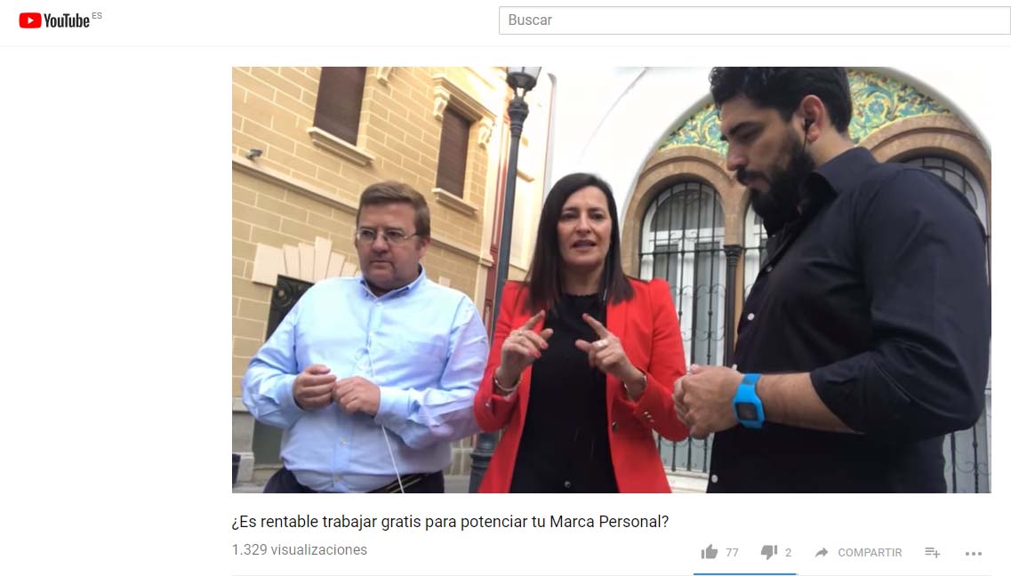 CeliaHil's tweet photo. Mira el #Vídeo 📽️ ¿Es rentable trabajar gratis para potenciar tu #MarcaPersonal? ¿Qué opinan @evacolladoduran @marcapersonal y @cinacio06 ? ¿Y tú qué opinas? 😉https://t.co/rOTOeJ9gTZ vía @YouTube #LoGratisMata cc @JordiCollell #PersonalBranding #StreetPersonalBranding https://t.co/P14fFYjVVj