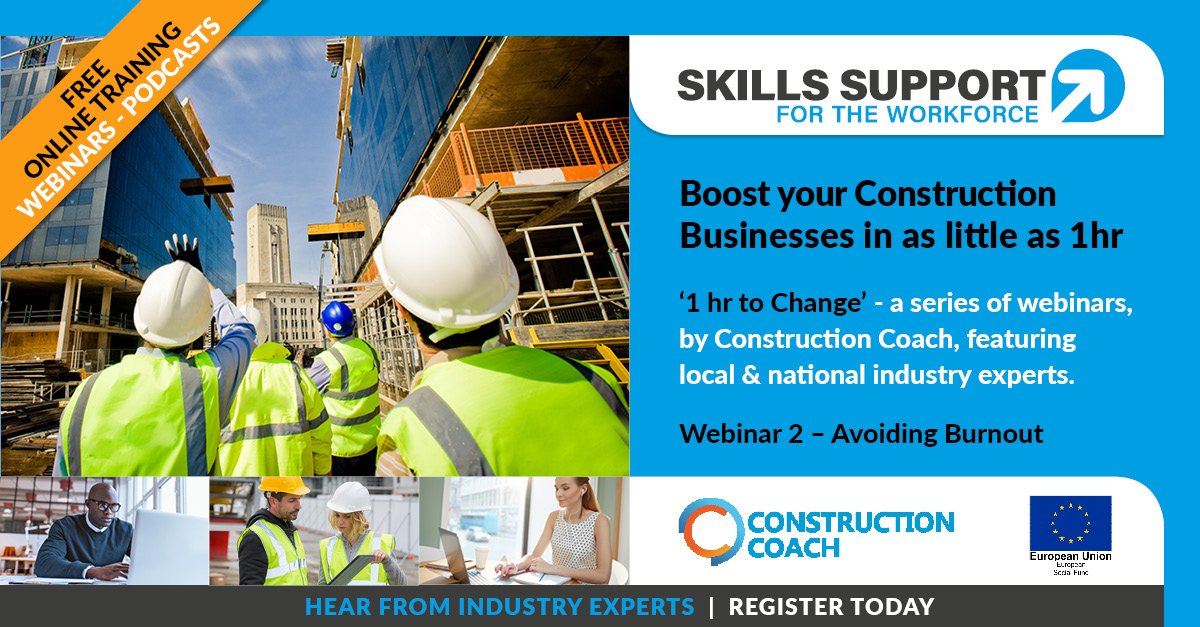 Avoiding Burnout 15 May Free Webinar @AnnaPinkertonKI - coach &amp; speaker featured in HuffPost &amp; Psychologies, specialises in helping leaders &amp; business owners advance professionally. Book today ow.ly/a7Xu30jVOp5 #1hrtoChange #Construction <a href="/constructcoach/">Construction Coach</a> @D2N2GrowthHub