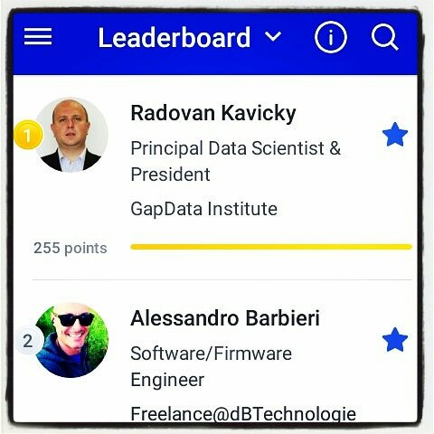 PyDataBA's tweet image. Back on top (for a while), but it is close... #wearedevs2018 #app #leaderboard #wearedevelopers
